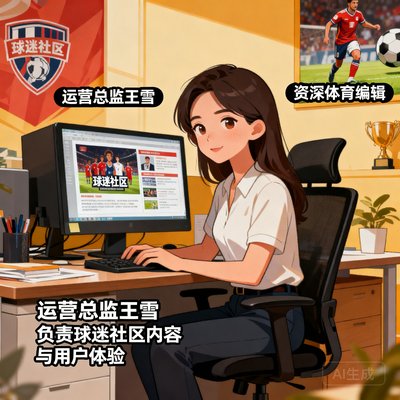 运营总监王雪，资深体育编辑，负责球迷社区内容与用户体验